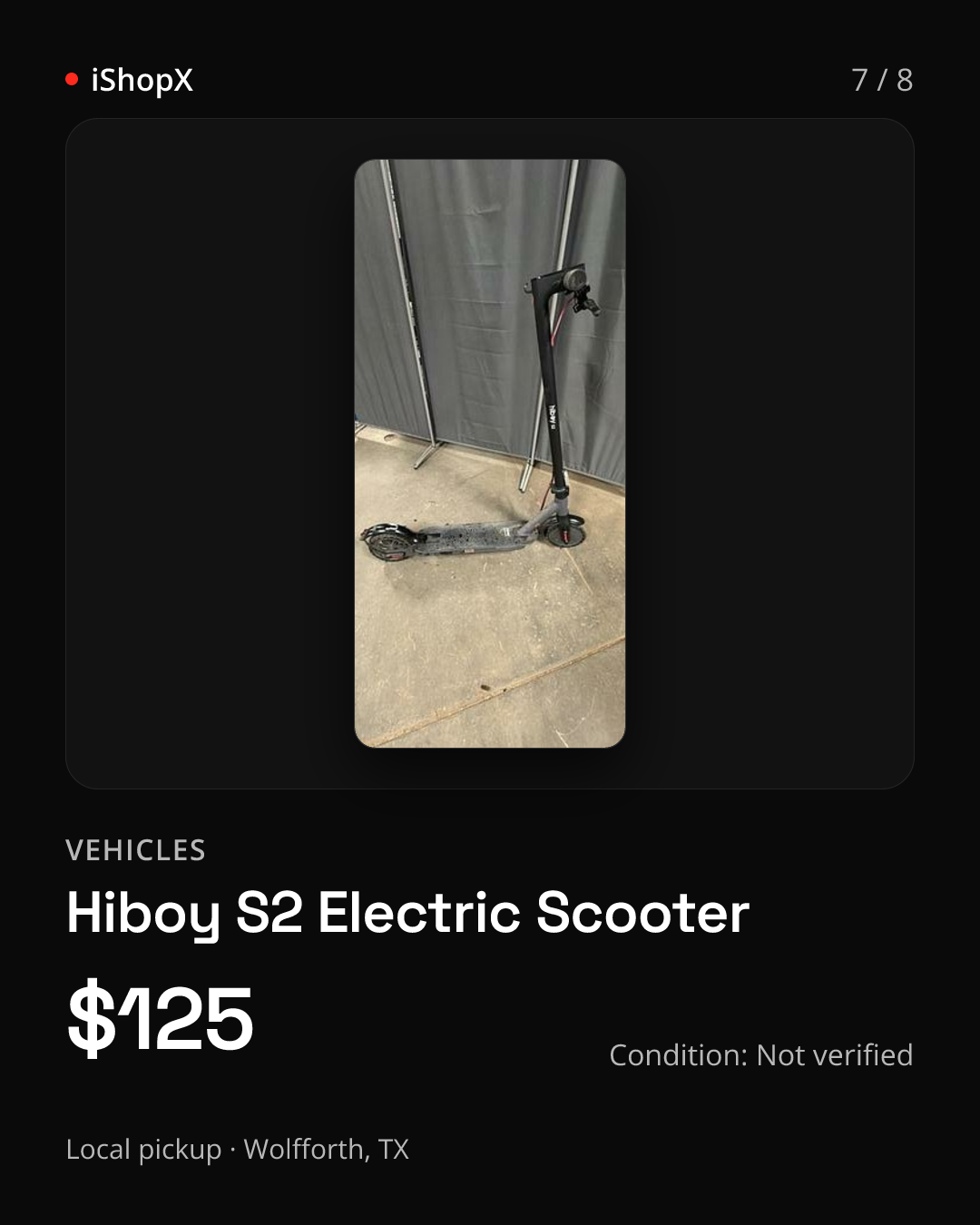 Slide 7 of 8: Hiboy S2 Electric Scooter