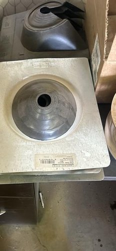 Roof pipe flashing — material unverified