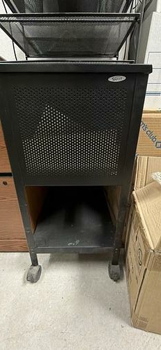 Safco rolling storage cabinet