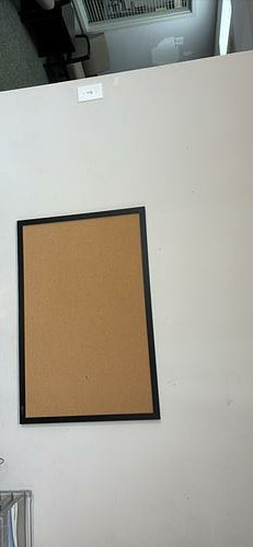 Framed cork bulletin boards