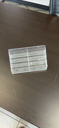 Plastic Business-Card Organizer