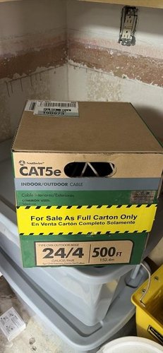 CAT5e Cable Box — Partially Used