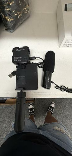 Digipower tripod and microphone