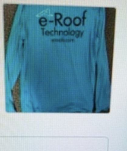 Roofer Work Shirt with Printed Company Logo — 2XL