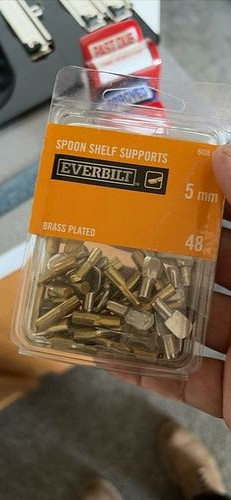 Everbilt spoon shelf supports — 48-count pack