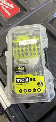 Ryobi 50 piece impact driving set