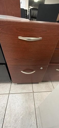 2-Drawer Wooden Filing Cabinet