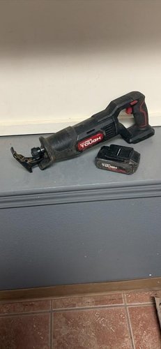 Hyper Tough 20V Brushless Reciprocating Saw with Battery and Charger