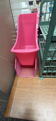 Pink Magazine Holder