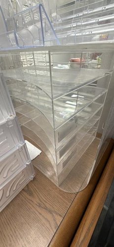 Heavy-Duty Clear Desk Organizer