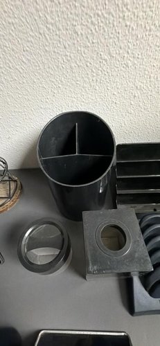 Black Plastic Pen Holder